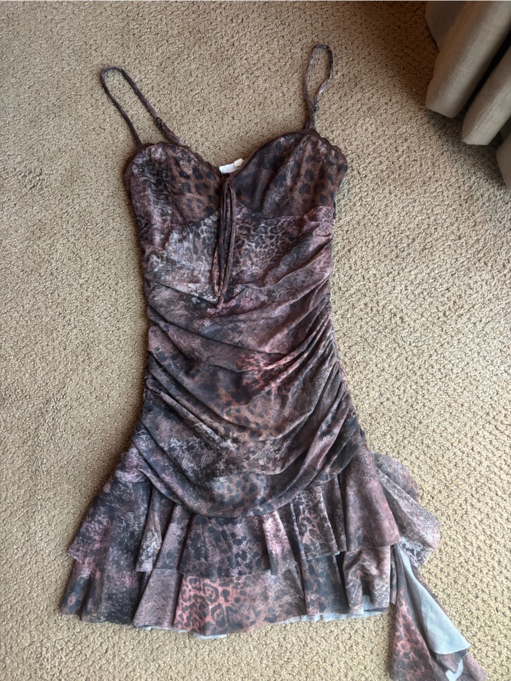 Cheetah mini dress